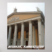 Poster Opéra soviétique, Bichkek Frunze, Kirghizistan (Devant)