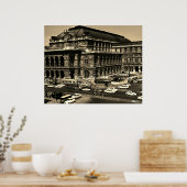 Poster Opéra Staatsoper de Vienne Autriche vintage (Cuisine)