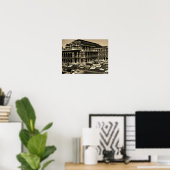 Poster Opéra Staatsoper de Vienne Autriche vintage (Bureau à domicile)