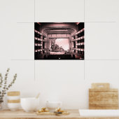 Poster Opéra Staatsoper de Vienne Autriche vintage intéri (Cuisine)
