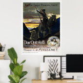 Poster Opéra vintage Don Quichotte (Bureau à domicile)