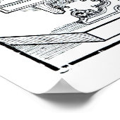 Poster Operating table and surgical instruments, from 'Da (Coin)