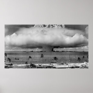 Poster Opération Crossroads Événement Explosion de Baker 