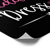 Poster Opération Mariage Robe Bachelorette Mariage (Coin)