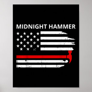 Poster Opération Merica F du Jet furtif B-2 Midnight Hamm