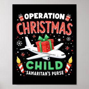 Poster Opération Noël Enfant Funny Famille Correspondant 