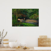Poster Ophelia by John Everett Millais (Cuisine)