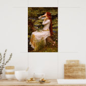 Poster Ophelia by John William Waterhouse (Cuisine)