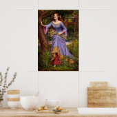 Poster Ophelia by John William Waterhouse (Cuisine)