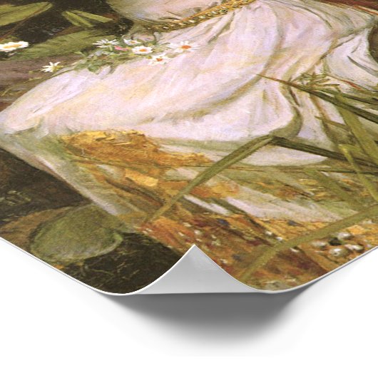 Poster Ophelia John William Waterhouse (Coin)