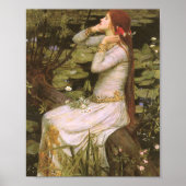 Poster Ophelia John William Waterhouse (Devant)