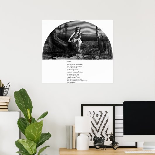 Poster Ophélie (Bureau à domicile)