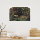 Poster Ophélie, 1852, John Everett Millais (Cuisine)