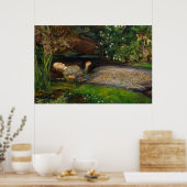 Poster Ophélie, ch. 1852 par Sir John Everett Millais (Cuisine)