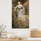 Poster Ophélie par John William Waterhouse - 1910 (Cuisine)