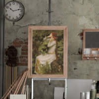 Ophélie par l'étang par John William Waterhouse