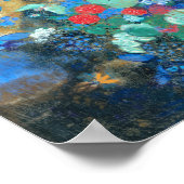 Poster Ophélie parmi les fleurs | Odilon Redon (Coin)