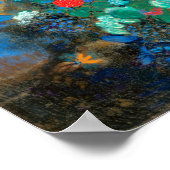 Poster Ophélie parmi les Fleurs, Redon (Coin)