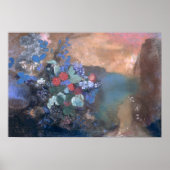 Poster Ophélie parmi les fleurs, vers 1905-8 (Devant)