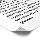 Poster Ophthalmologue (Coin)