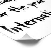 Poster "Opinion défavorable " (Coin)