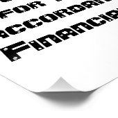 Poster "Opinion qualifiée d'audit " (Coin)