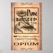 Poster Opium-1883 (Devant)