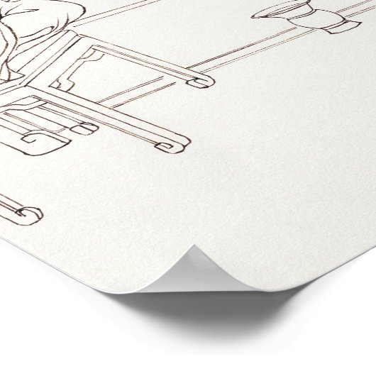 Poster Opium fumant (Coin)