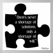 poster "Oplossingen" (Voorkant)