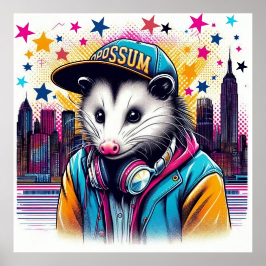 POSTER OPOSSUM-LIFE DANS LA VILLE 7 (Devant)