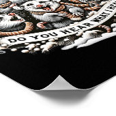 Poster Opossum Noël Noël Noël Noël Noël Noël Noël Noël No (Coin)