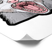 Poster Opossum qui crie (Coin)