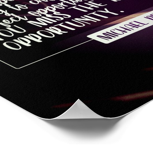 Poster Opportunité appropriée (Coin)