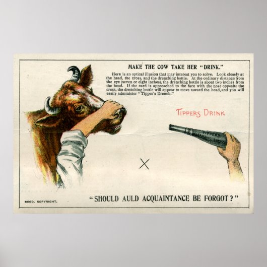 Poster Optical illusion, 1896 (Devant)