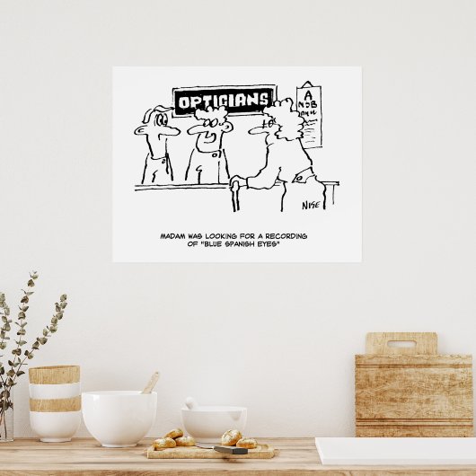 Poster Opticien est demandé pour "Spanish Eyes" (Cuisine)