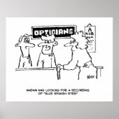 Poster Opticien est demandé pour "Spanish Eyes" (Devant)