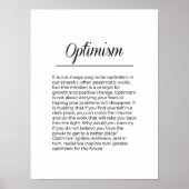 Poster OpTIMISME Inspiration de l'impression (Devant)