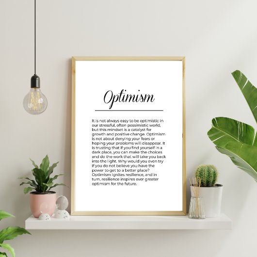 Poster OpTIMISME Inspiration de l'impression