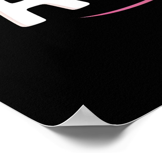 Poster Optimiste Feline Outlook (Coin)