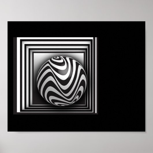 Poster Optique via Formes (Devant)