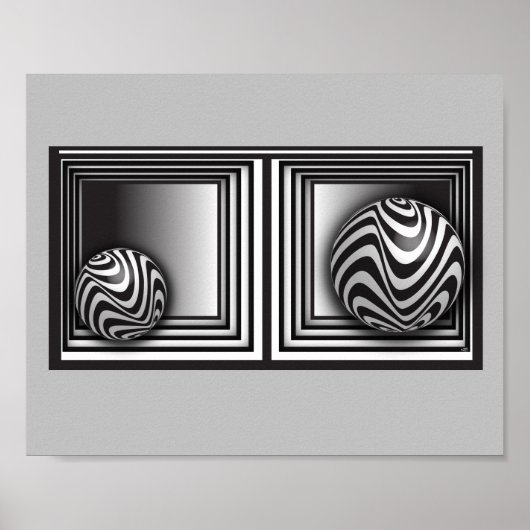 Poster Optique via Formes (Devant)