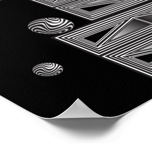 Poster Optique via Formes (Coin)