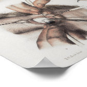 Poster Optométrie de chirurgie oculaire Anatomie Vintage  (Coin)