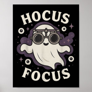 Poster Optométrie drôle Hocus Focus Optométriste Soky Hal