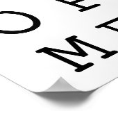 Poster Optométrie du coeur - Optométriste Organigramme (Coin)