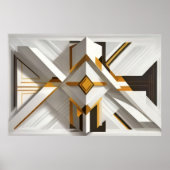 Poster Opulence Géométrique (Devant)