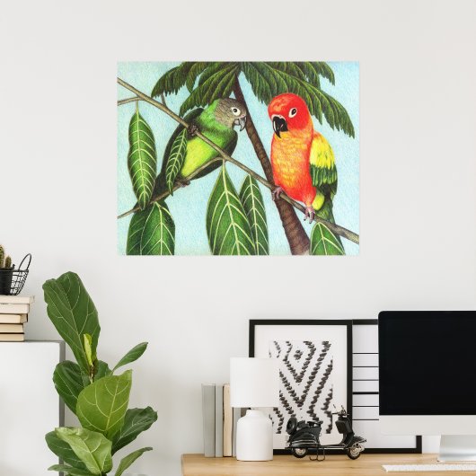 Poster Opus et monstre (Bureau à domicile)