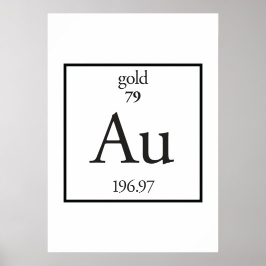 Poster Or (Devant)