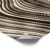 Poster Or Agate en marbre liquide Art liquide (Coin)