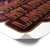 Poster Or Amour Vin Jouet v2 (Coin)